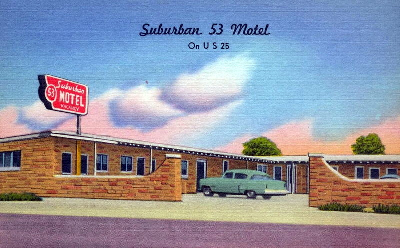 Suburban 53 - Vintage Postcard